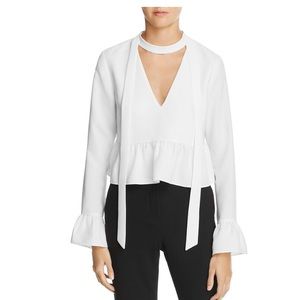 Likely White Choker Top